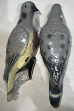 LuckyDuck Dove Pigeon Bird Hunting Decoys Pair Clip On 11" NEW - FREE SHIPPING
