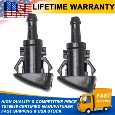 2X Boquilla de lavado de parabrisas para Chrysler 300 Dodge Charger Ram 1500 2500 2010-15 Foto 1 de 4