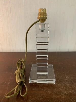 Piedistallo Lampada In Cristallo Di Saint Louis Modello1 - Immagine 1 di 4