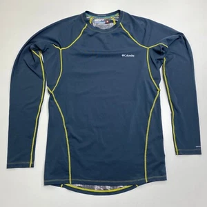 Top Columbia Omni-Heat peso medio baselayer uomo L grigio termico outdoor AM6944 - Foto 1 di 15