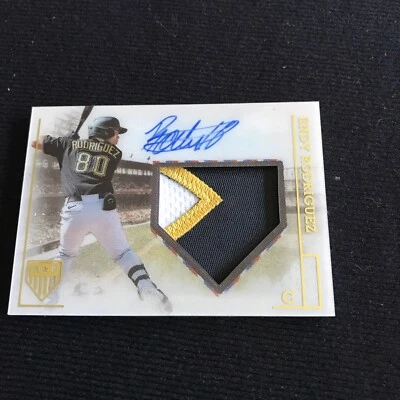 2023 Chronicles America's Pastime Endy Rodriguez Gold Patch Auto RC #18/25 - Image 1 of 2