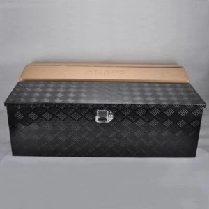 Aluminum Tool Box Black,size48"*15"*15",pattern5,single lock,double chainMT01800 - Picture 1 of 5