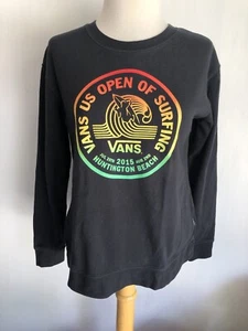 VANS US OPEN OF SURFING (2015) Women's Huntington Beach California Sweatshirt XS - Picture 1 of 4
