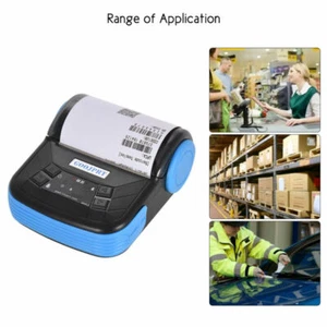 Mini 58mm Handheld Bluetooth Wireless Pocket POS Thermal Receipt Label Printer - Picture 1 of 12