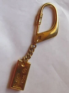RENAULT Rare Porte clef lingot d'or 71854 doré - Picture 1 of 4