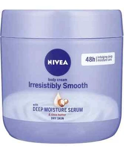  Nivea Irresistibly Smooth Body Cream w/ Shea Butter Dry Skin - 13.5 Oz / 400 mL - Picture 1 of 2