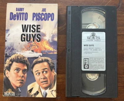 Wise Guys VHS  Brian De Palm, Aaron Russo, Danny DeVito, Joe Piscopo Color 1986 - Image 1 of 3