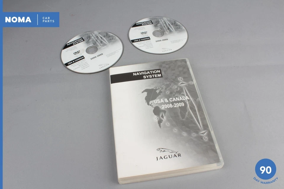 08-09 Jaguar XF XFR X250 Navigation System Disc DVD USA Canada 6W8310E898BE OEM - Image 1 of 4