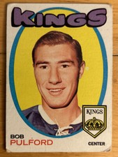 1971-72 Topps Bob Pulford Hockey Card #94 Kings O/C Bad Corners Edges