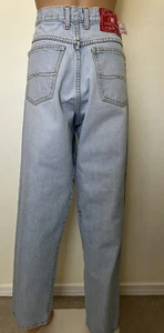Lucky Brand-90’s Vintage, azul claro, ajuste relajado #1, peto, EE. UU. Talla-34 - Imagen 1 de 10