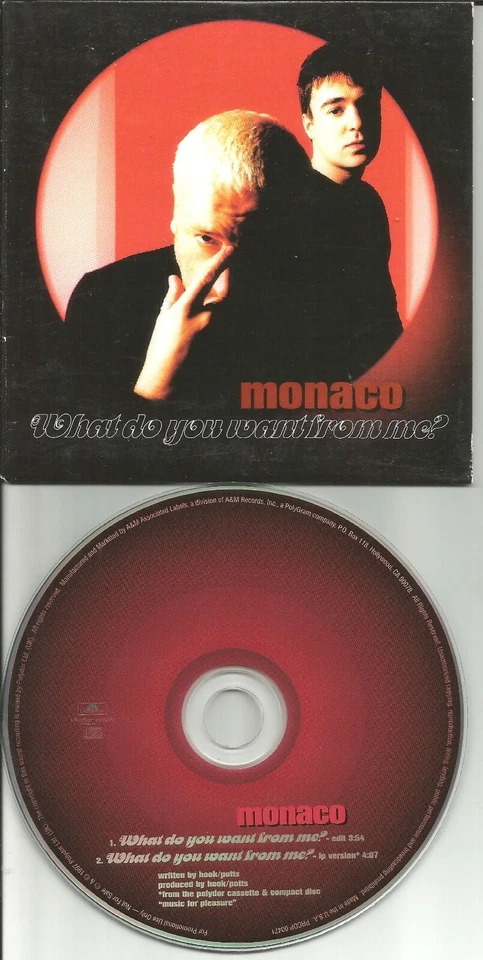 New Order Peter Hook MONACO What you want w/ RARE EDIT USA PROMO DJ CD single  Foto 1 de 1