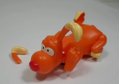 DIC 2005 INSPECTOR GADGET BRAIN THE DOG 4'' PLASTIC FIGURE TOY w/ RUNNING ACTION - Image 1 of 4