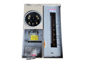 Challenger Bryant Meter Socket for Panel w/ 12 Space 24 Circuits 100A - Picture 1 of 5