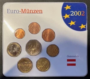 KMS - Österreich 2002 - "Euro-Münzen" (org.verpakt und verschweißt) - Picture 1 of 2