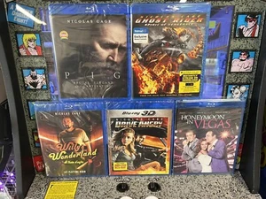 Nic Cage 5 Lot Drive Angry Ghost Rider Honeymoon in Vegas Pig Willy's Wonderland - Picture 1 of 17