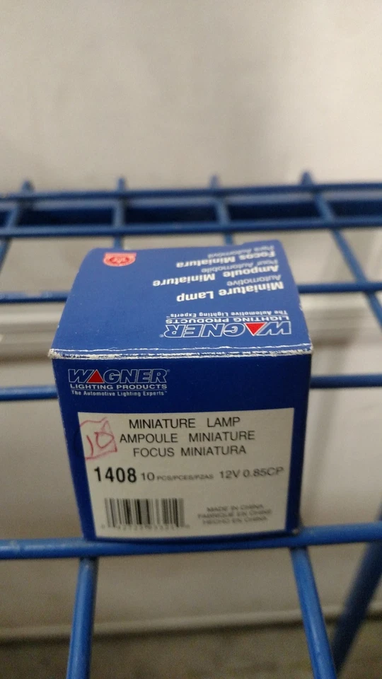 (Box of 10) WAGNER 1408 Miniature Lamp - Image 1 of 1