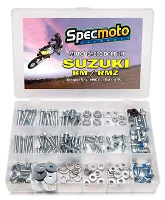Kit de pernos de acero para Suzuki serie RM/RMZ RM60 RM80 RM125 RM250 RMZ250 RMZ450 RMZ450X Foto 1 de 4