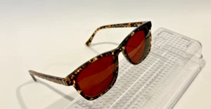 Taylor Eyes Brown Marble REBA Eyeglasses 51mm /FRAMES ONLY/Preowned ~ - Picture 1 of 6
