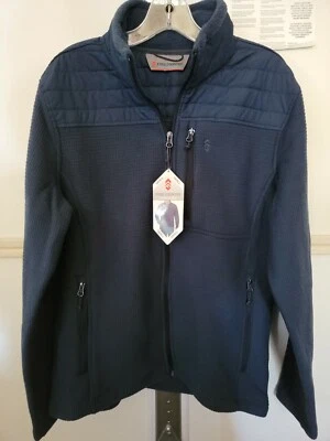 Chaqueta polar Free Country suave cremallera completa rejilla para hombre Foto 1 de 4