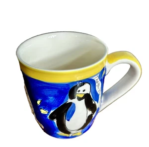 Vintage Alexander & Company Zeta Phi Alpha Sorority Ceramic Coffee Mug Penguin - Picture 1 of 6