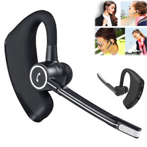 Business Bluetooth Headset Earphone Wireless Handfree Phone Calling w/Microphone