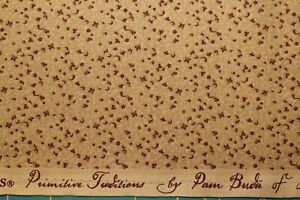 PRIMITIVE TRADITIONS REPRODUCTION QUILT FABRIC FOR MARCUS FABRICS 1011-0140 