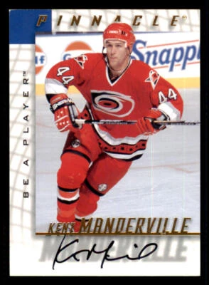 1997-98 Be A Player AUTO #165 Kent Manderville - Image 1 of 2