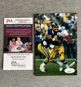 SAN DIEGO CHARGERS- DAN FOUTS AUTOGRAPH 4x6 ACTION PHOTO JSA AI69761 - Picture 1 of 1