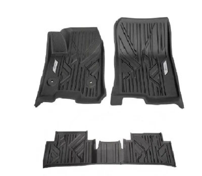 Revestimientos de piso delanteros y traseros para todo clima GMC Canyon Premium 2023-2026 negros OEM GM Foto 1 de 4