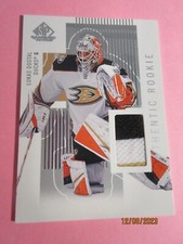 2022-23 SP GAME USED 2 ROOKIE JERSEY LUKAS DOSTAL RC & JACOB LAUKO RC