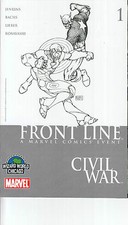 CIVIL WAR FRONT LINE 1 WIZARD WORLD VARIANT...NM-...2006...High Grade Bargain!