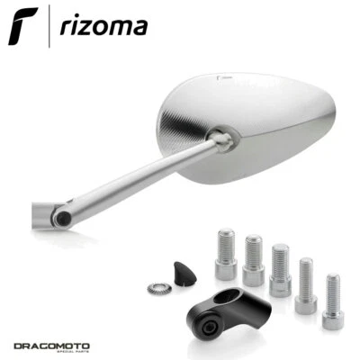 Espejo retrovisor radial BMW G 310 R 2016-2020 RS RIZOMA BS132A BS713B plateado Foto 1 de 4