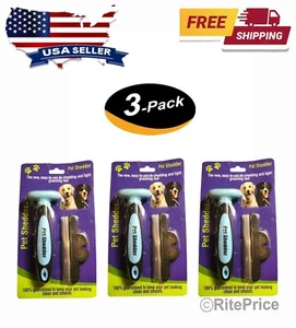 Pet Shedder Easy To Use De-Shedding Dogs & Cats Trimmer Light Grooming Tools-New - Picture 1 of 10
