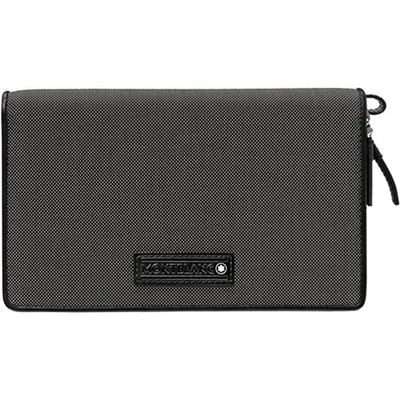 Nueva Cartera Montblanc Meisterstück Tela Gris/Negro 107636 Foto 1 de 4