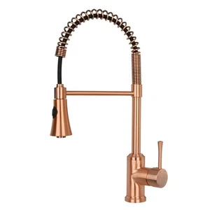 Akicon 4 in. Centerset Single-Handle Pre-Rinse Spring Pull Down Sprayer Kitchen - Picture 1 of 9