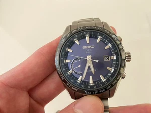Used SEIKO Astron SBXB109 8X22-0AG0-2 GPS Solar  Titanium × Ceramics - Picture 1 of 10