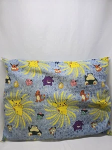 Vintage Pokemon Pillow 1990s All Over Print 25"× 19"- READ DESCRIPTION - Picture 1 of 16