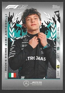 2025 Topps Turbo Attax #256 Kimi Antonelli Rookie Rising - Picture 1 of 3