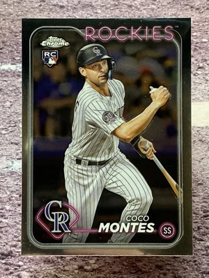 Coco Montes 2024 Topps Chrome Colorado Rockies #182 - Image 1 of 2