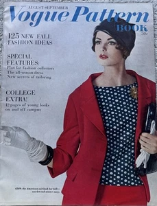 Vintage *Rare* VOGUE PATTERN BOOK / Magazine August  - September 1961 Vol. 35 - Bild 1 von 4