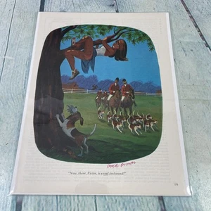 1980 Sexy Adult Cartoon Foxhound Vintage Print Ad/Poster Pinup Art Magazine Page - Picture 1 of 4