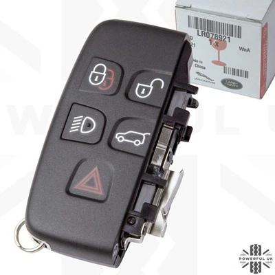 Original Llavero Llavero Carcasa Land Rover Discovery 4 Llaves Control Remoto LR4 - Imagen 1 de 4