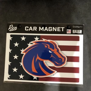 BOISE STATE BRONCOS Rico Car Magnet 6” x 9.5” College Football New Package - QTY - Picture 1 of 6