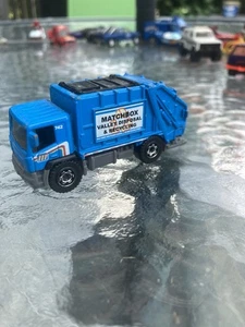 Matchbox Superfast Garbage Truck 2008 blue 5 Pack exclusive. MBX 2009 Rare VHTF - Picture 1 of 6