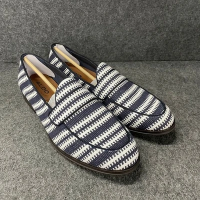 Mocasines y zapatos sin cordones ALDO frente al mar para hombre talla 9 azul marino Foto 1 de 4