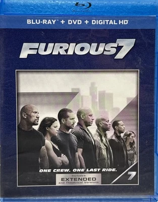Fast And The Furious 7: Extended Edition - Blu-ray + DVD - Vin Diesel  - - Image 1 of 3