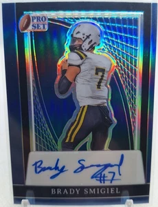 Brady Smigiel 2024 Pro Set Blue Prismatic #7/20 Autograph  - Bild 1 von 3