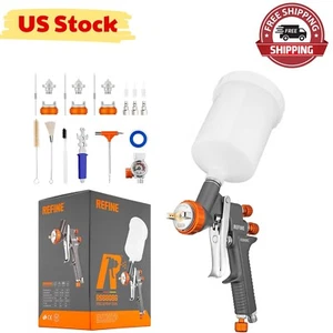 Air Spray Gun, Auto Paint Gun with 1.4/1.8/2.0mm Nozzle, Professional Automot - Picture 1 of 8