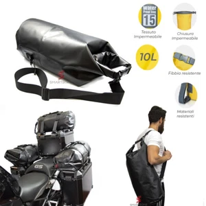 WATERPROOF BAG Universal Dust Resistant Motorcycle Travel Case 10L - Picture 1 of 12