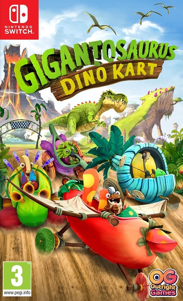 Gigantosaurus Dino Kart Racing For Nintendo Switch (New & Sealed)